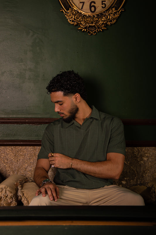Olive Old Money Polo