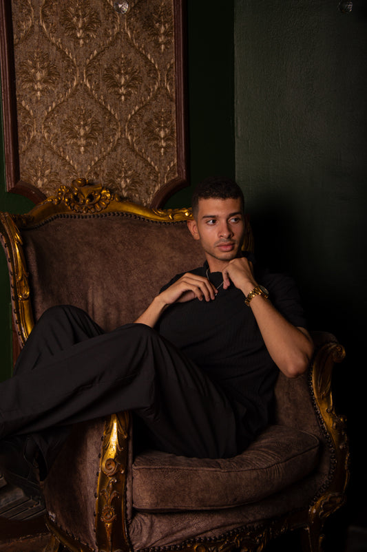 Midnight Knit Old Money Polo