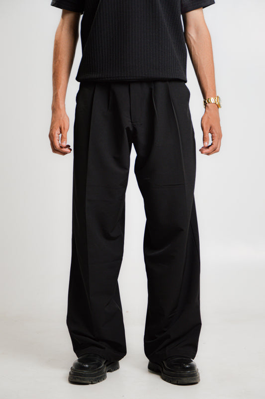 Black Wide Leg Trousers