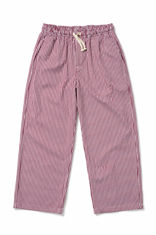 burgundy stripe pants