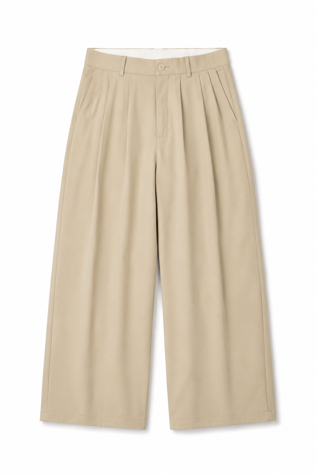 Champagne Wide Leg Trousers