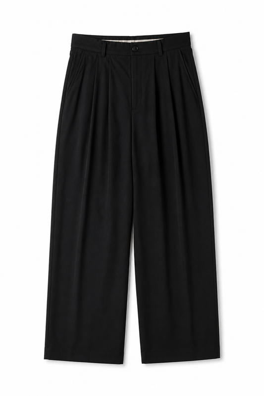 Black Wide Leg Trousers