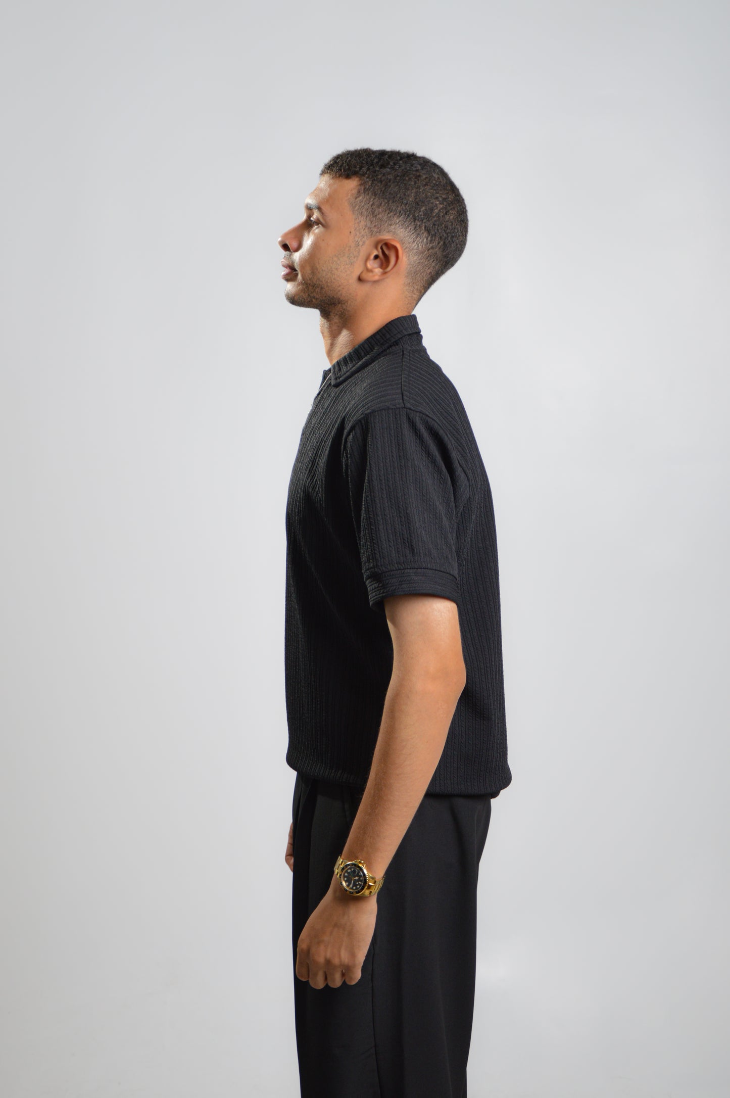 Midnight knit oldmoney polo