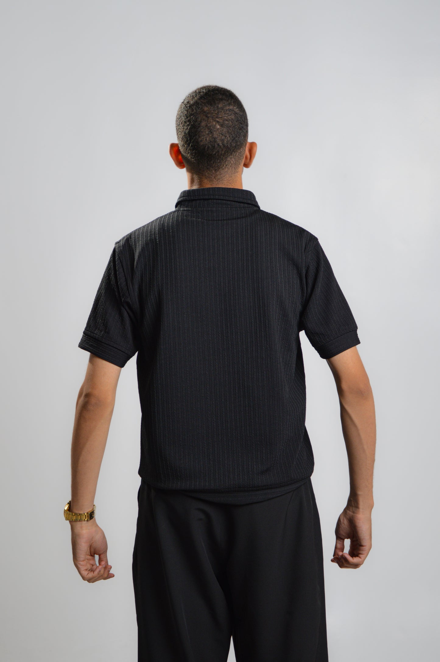 Midnight knit oldmoney polo