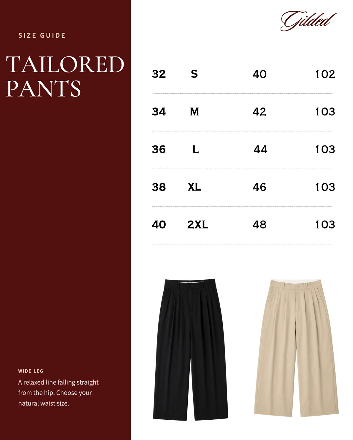 Black Wide Leg Trousers